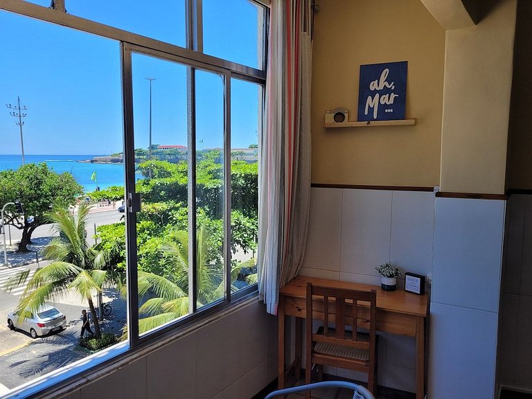 Mar de Copa II - Vista do mar para até 5 pessoas