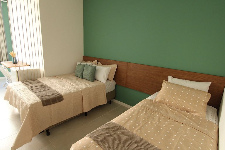 Sunset Estudio II- 2 quadras praia, ao lado metrô