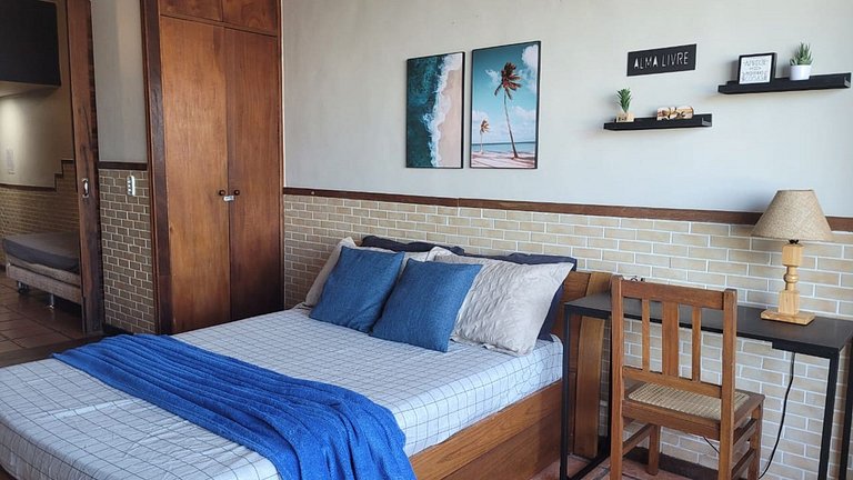 Atlântica Estudio- Vista do mar para até 5 pessoas