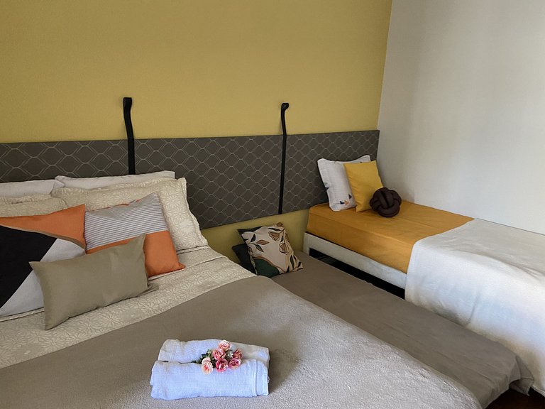 Sunset Estudio - 2 quadras da praia, ao lado metrô