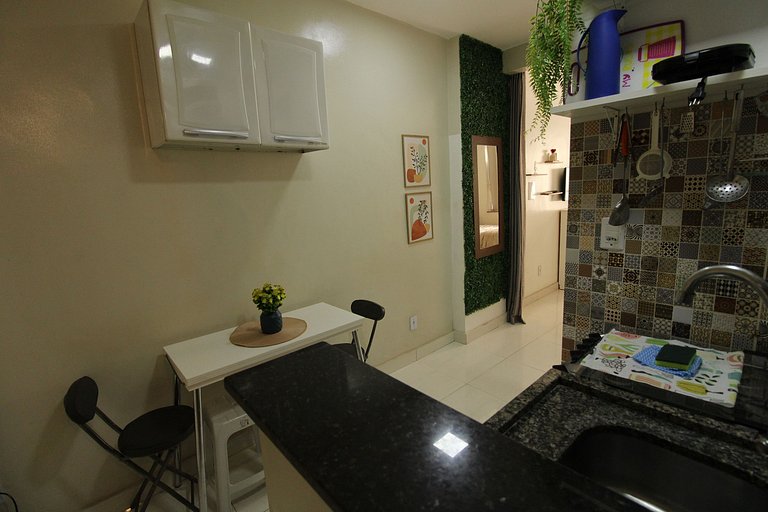 Estúdio Copa - Beira Mar para até 4 pessoas