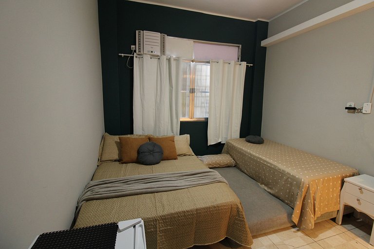 Atlantico Loft- Beira mar para 4