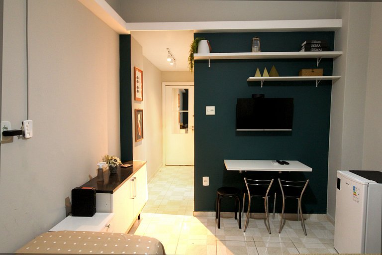 Atlantico Loft- Beira mar para 4