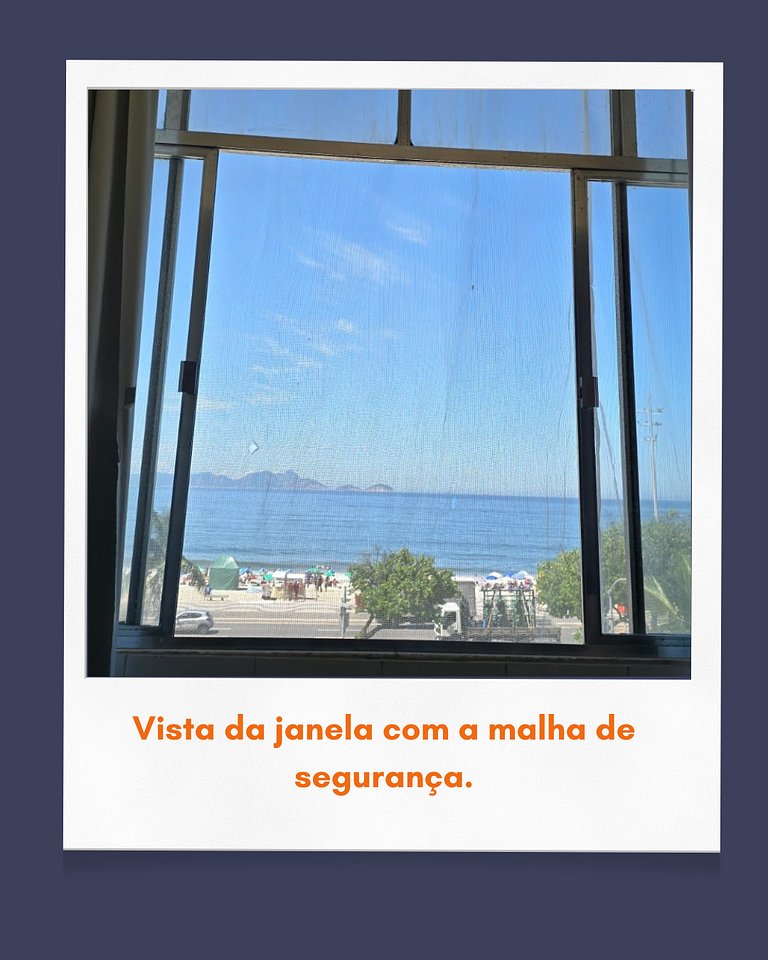 Mar de Copa - Vista do mar para até 5 pessoas